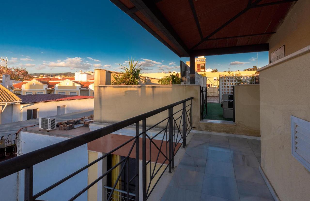 Modern Studio With Private Rooftop Terrace By Rems Malaga Ngoại thất bức ảnh