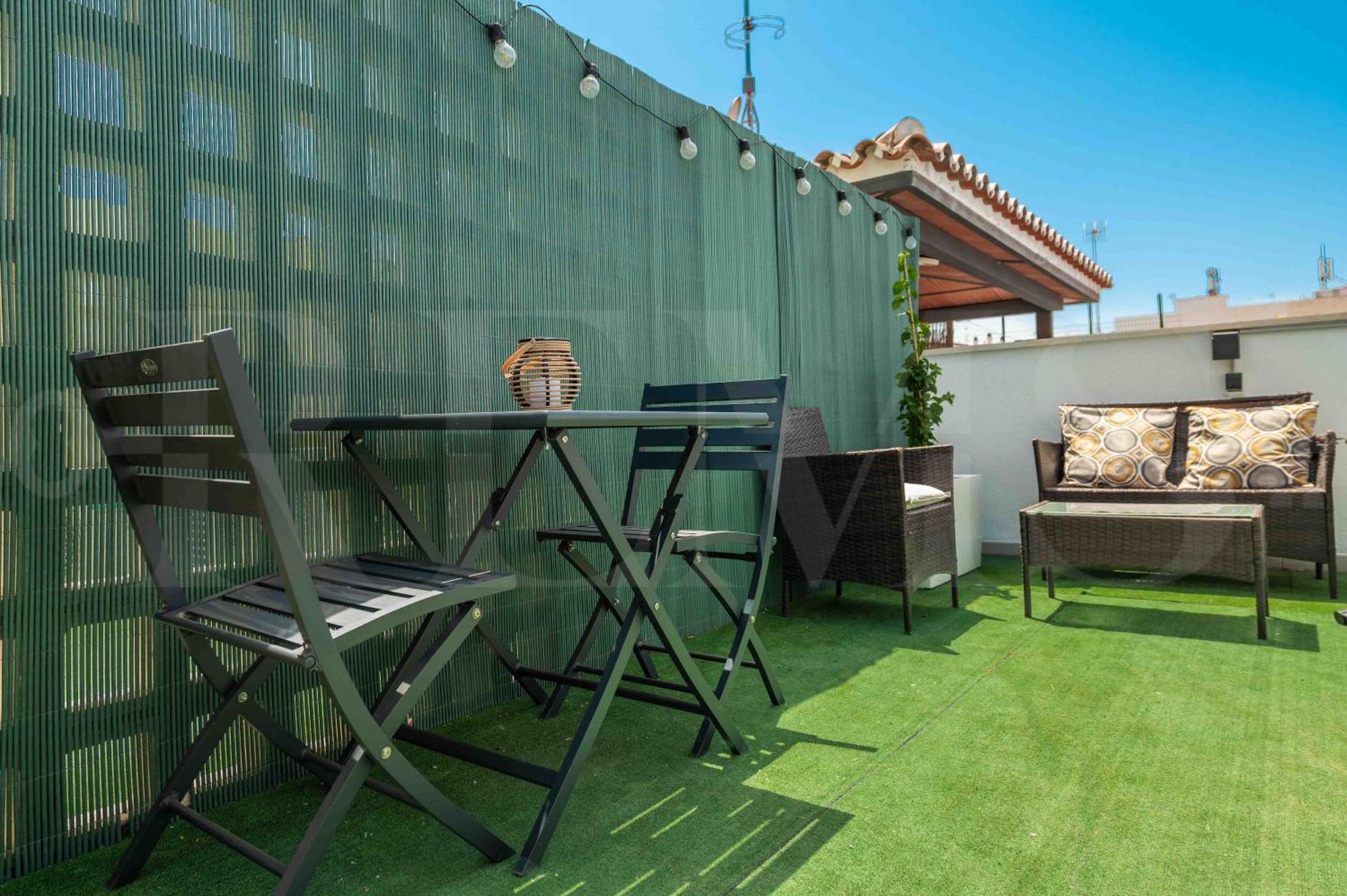 Modern Studio With Private Rooftop Terrace By Rems Malaga Ngoại thất bức ảnh