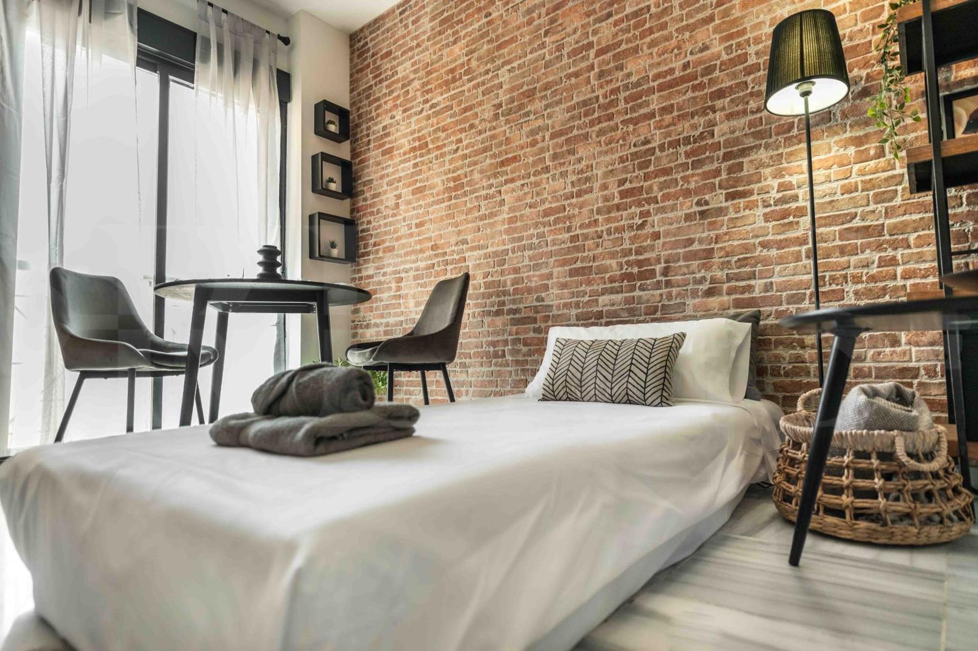 Modern Studio With Private Rooftop Terrace By Rems Malaga Ngoại thất bức ảnh